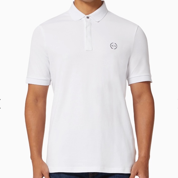 Armani Exchange Other - ARMANI EXCHANGE AX Polo in White SMALL (NEW) $100 MSRP